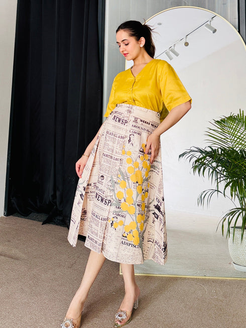 Sunset Swirl Skirt Set